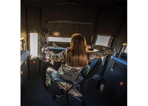 GhostBlind Marksman 6x6 Octagon Hunting Blind Fully Assembled Vengeance Camo