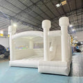 Blatesic Inflatable White Wedding Bounce House 15ft x 15ft x 10ft