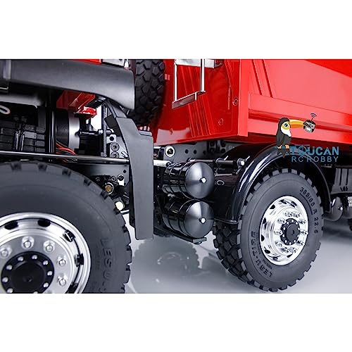 TOUCAN RC HOBBY Lesu 8X8 Hydraulic Rc Dumper Truck Model Red