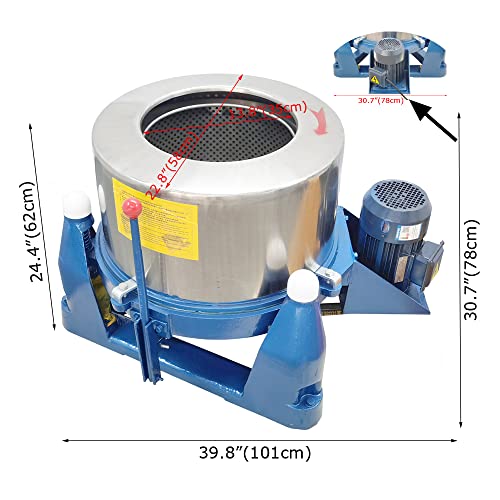 WYDDDARY 1500W Industrial Centrifuge Solid-Liquid Separator 960rpm