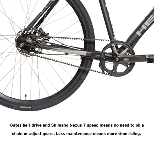 HEAD Head UR Fast 700c Belt Drive Urban Commuter Bike Black