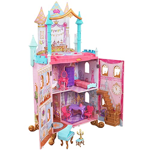 KidKraft Disney Princess Dance & Dream Wooden Dollhouse Pink