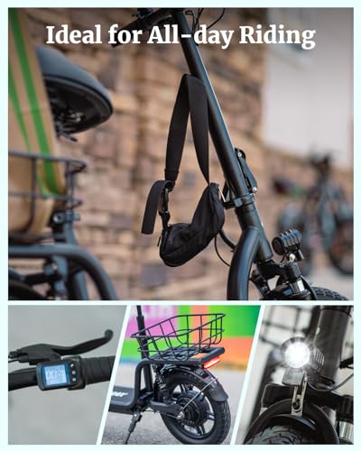 Gotrax FLEX ULTRA Electric Scooter with Seat, 25 Mile Range, 20mph, 500W Motor, Black