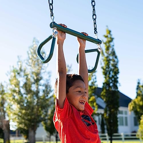Lifetime Big Stuff Deluxe Swing Set Playset Earthtone