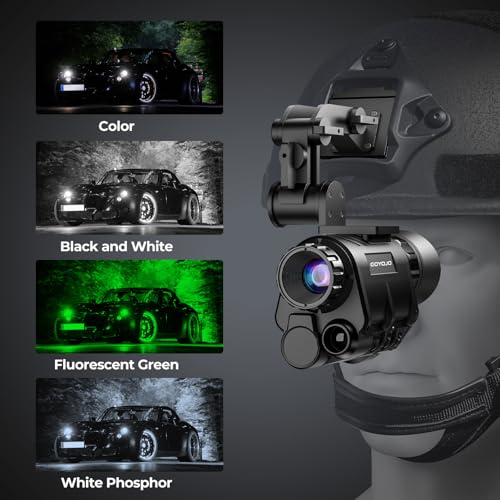GOYOJO NVG 2K Night Vision Goggles Helmet Mounted Black