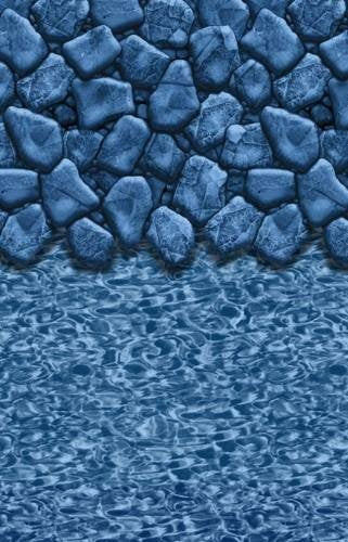 Swimline 30' Round Boulder Swirl Above Ground Pool Liner 52" Depth 20 Mil