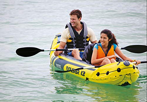 Intex Explorer K2 Inflatable Kayak Set Yellow