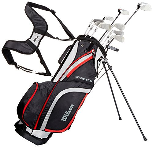 WILSON Beginner Golf Set Stretch XL Black/Grey/Red