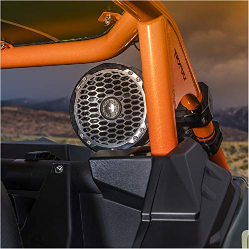 Rockford Fosgate PM2652W-MB Punch Marine 6.5" Mini Wakeboard Tower Speaker - Transparent (Pair)