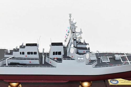 Squadron Nostalgia LLC USS Thomas Hudner (DDG-116) Mahogany Model 24-Inch