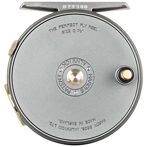 Hardy Diagnostics HRENSPR030 Narrow Spool Perfect Reel WF4+60 20lb Dacron Gun Metal