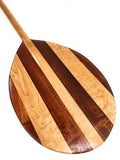 Tikimaster Curly Koa Outrigger Paddle 50" with Maple Inlays T-Handle