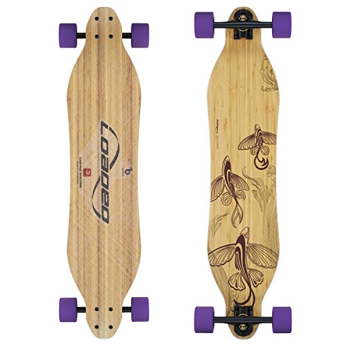 Loaded Boards Vanguard Bamboo Longboard Skateboard Complete Orangatang Durian 75mm/83a