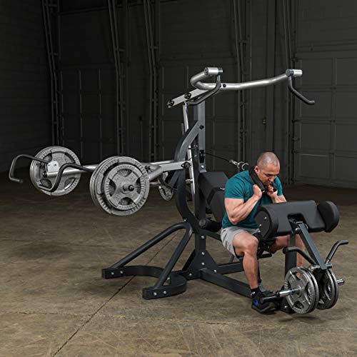 Body-Solid Free-Weight Olympic Leverage Machine Black