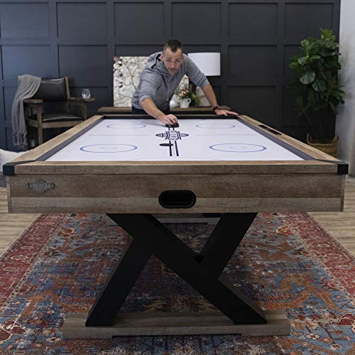 American Legend Kirkwood 84” Air Powered Hockey Table Brown