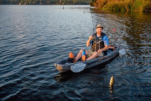 Pelican Sentinel 100X Angler Fishing Kayak Vapor Black