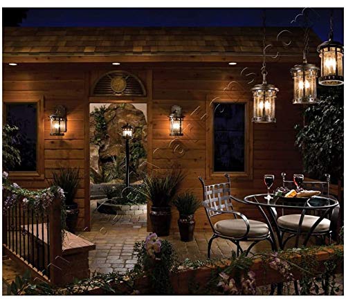 Maxim Santa Barbara VX Three Light Outdoor Wall Mount Vivex Sienna