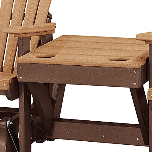 American Furniture Classics OS Home and Office 515CTB-K Double Glider Cedar/Tudor Brown