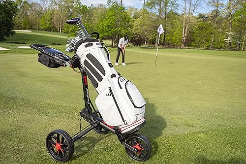 Bag Boy Slimfold 3 Wheel Golf Push Cart Silver/Black