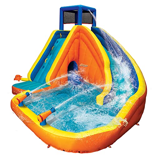 BANZAI Sidewinder Falls Inflatable Kids Water Park Multi
