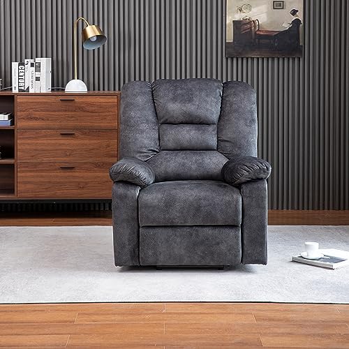 FANYE Electric Power Lift Chair for Elderly with Massage and Heat Dark Gray