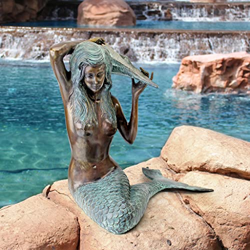 Design Toscano Medium Mermaid of the Isle of Capri Sculpture Bronze