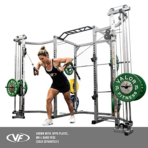 Valor Fitness BD-41BCC Power Rack with Cable Crossover Attachment