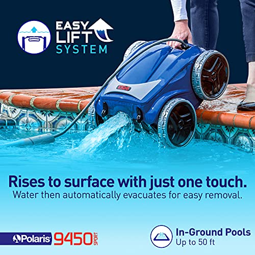 Polaris 9450 Sport Robotic Pool Cleaner Blue