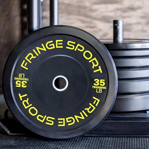 OneFitWonder Fringe Sport Contrast Bumper Plates Set 260 lbs