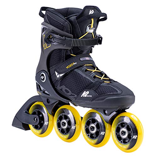 K2 VO2 S 90 Inline Skates Black_Yellow Size 10