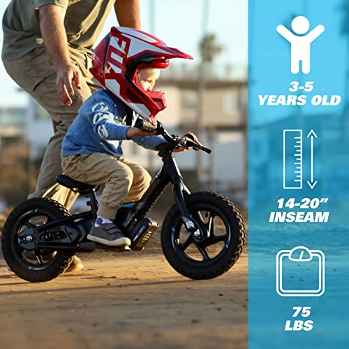 STACYC 12eDRIVE Kids Electric Balance Bike Blue