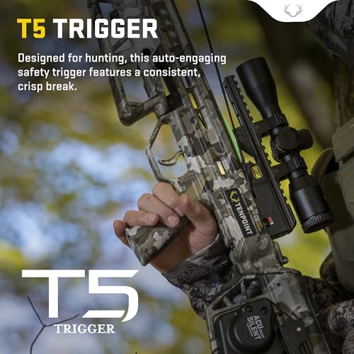 TenPoint Titan 400 Compact Profile Crossbow with T5 Trigger, Bow Hook, ACUdraw Silent, Pro-View 400 Scope Vektra