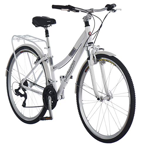 Schwinn Discover Hybrid Bike 21-Speed 28-Inch White
