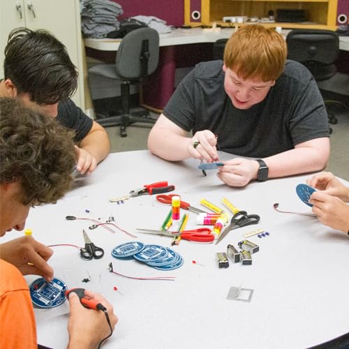 Pitsco Education Blinky Robot Soldering Kit Classroom Package, STEM Projects for Kids Ages 12+
