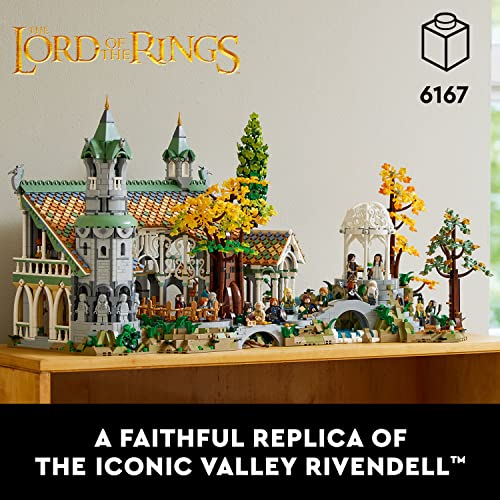 LEGO Icons Lord of The Rings Rivendell Building Kit 10316 Grey