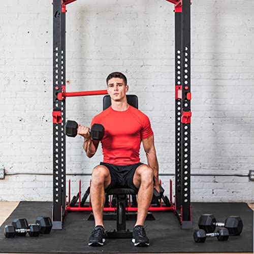 Lifeline Hex Rubber Dumbbell Fitness Training Weight Set 380lb Black/Chrome