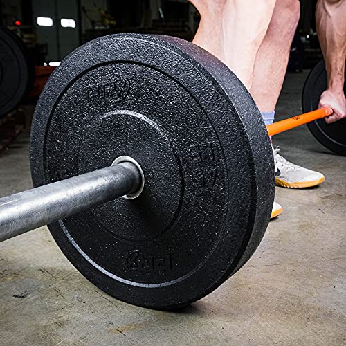PRx Performance Crumb Rubber Bumper Plate Pairs Olympic Weights Black