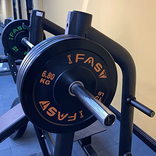 IFAST Home Gym 100LB Olympic Weight Set with 7Ft Barbell Bar