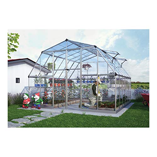 Palram Canopia Americana 12' x 12' Greenhouse Silver