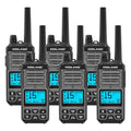 Midland GXT67 Pro GMRS Two Way Radio 6 Pack Bundle Silver