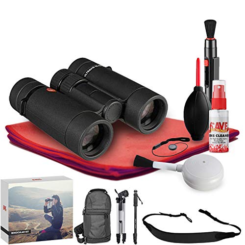 Leica 10x32 Ultravid HD-Plus Binoculars Outdoors Kit