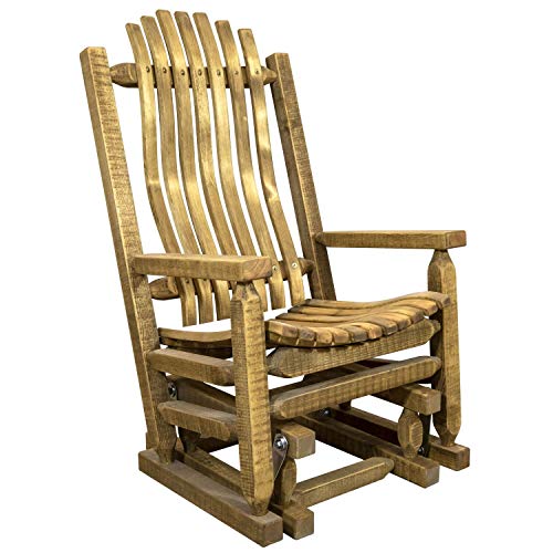 Montana Woodworks Homestead Collection Glider Rocker Clear