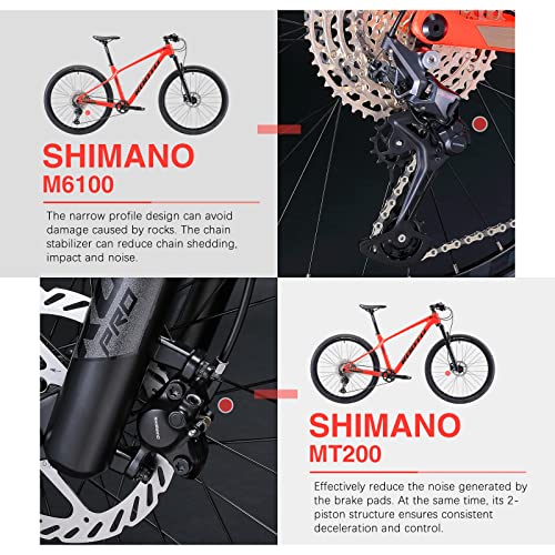 KOOTU Carbon Mountain Bike Red
