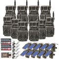 Stealth Cam Revolver 40MP Cellular Trail Camera Bundle with Solar Panel, Holder, 32GB Card & Reader (10-Pack)