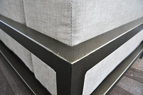Solis Patio Nubis Deep Seated Loveseat Cream/Grey/Black/Silver/Natural/Gold