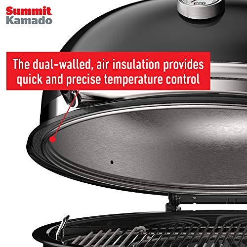 Weber Summit Kamado E6 Charcoal Grill Black