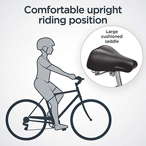 Schwinn Wayfarer Adult Hybrid Bike Black