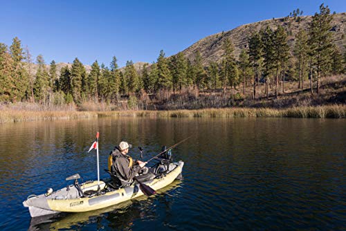 ADVANCED ELEMENTS Straitedge Angler Pro Inflatable Fishing Kayak Khaki