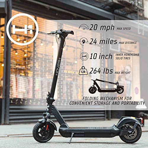H-1 PRO Boss Foldable Electric Scooter 500W 20mph 24 Mile Range Blue