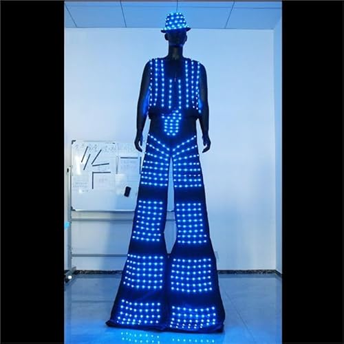 Earthradius Pixels LED Robot Suit Costume Multicolor X-Large